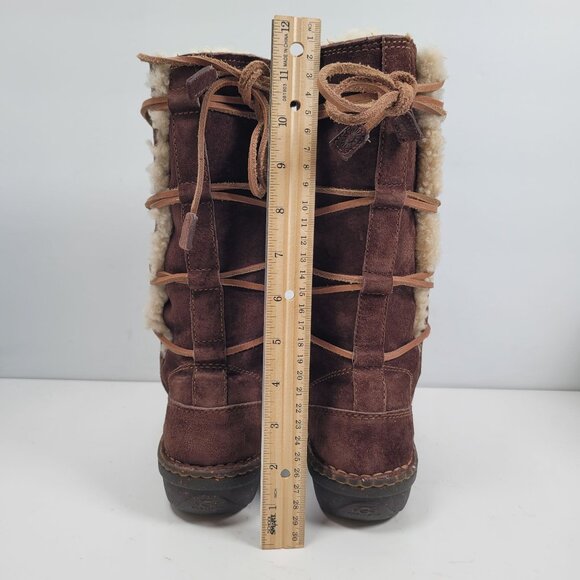 UGG Australia Surfcat Women's Brown Winter Boots US Size 8 - Picture 9 of 11